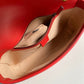 ‎443496 GG Marmont medium matelassé shoulder bag RED leather gold hardware