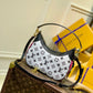 M46091 Louis Vuitt Bagatelle BB Bag Black White