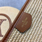 M59963 M59808 Brown Plain Leather Logo Straw Bags 2022 SS free shipping