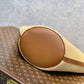 M59963 M59808 Brown Plain Leather Logo Straw Bags 2022 SS free shipping