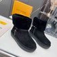 LV ASPEN PLATFORM ANKLE BOOT BLACK 1AC78O