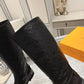 LV TERRITORY FLAT HIGH BOOT BLACK 1ADD2X