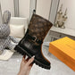 LV TERRITORY FLAT ANKLE BOOT MONOGRAM BROWN