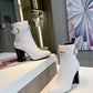 LV ANKLE BOOT WHITE