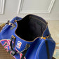 M21105 Keepall Bandoulière 55 Taurillon Handbag travel bag blue calfskin Monogram