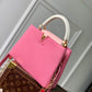 M22375 Capucines PM Taurillon 27cm pink COWHIDE/ REAL LEATHER