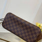 N41359 Neverfull PM red inside Damier Ebene Handbag subaxillary bag