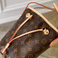 M41245 Neverfull PM Monogram Canvas Red inside subaxillary bag Handbag