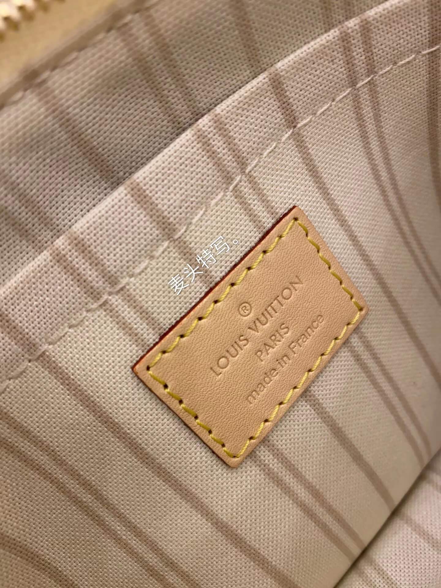 M41361 NEVERFULL MM Damier Ebene white Apricot INSIDE original quality