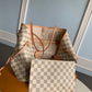 Neverfull N41361 MM Shoulder tote bag M40995 white Damier GHW Used