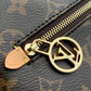M81098 Moon Bag brown canvas monogram leather