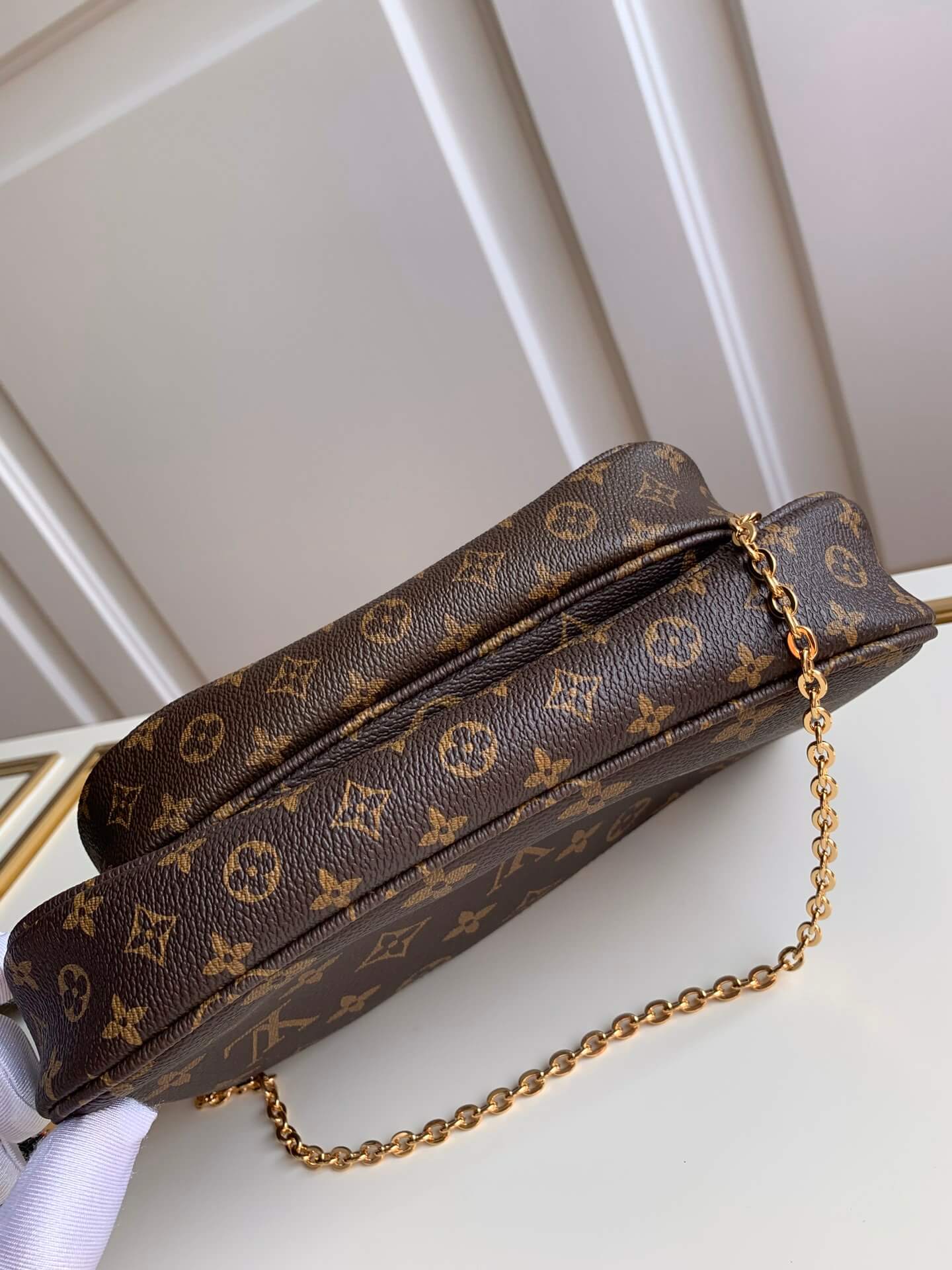 M44813 multi pochette accessoires Khaki dark green monogram