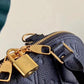 M44866 shoulder bag Handbag calfskin black Small size