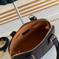 M44866 shoulder bag Handbag calfskin black Small size