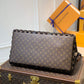 M45046 Keepall Triangle BANDOULIÈRE 50 Tuffetage Handbag cross body bags shoulder bag black calfskin Monogram