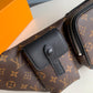 M45337 Damier Graphite cross body bags brown fanny pack calfskin Men's bag bumbag