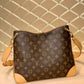 M45355 ODÉON MM Monogram shoulder bag Khaki 31cm
