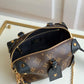M45571 Petite Malle Souple Handbag shoulder bag cross body bags black calfskin Monogram