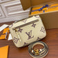 M45596 POCHETTE MÉTIS SHOULDER CROSS BODY BAGS WHITE 25cm