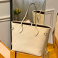 M45684 NEVERFULL MM Cream embossed Monogram Empreinte