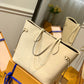 M45684 NEVERFULL MM Cream embossed Monogram Empreinte
