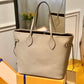 M45646 NEVERFULL MM Turtledove embossed Monogram Empreinte lether
