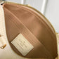 M45708 Papillon BB prefall Papillon trunk toile shoulder bag milk white calfskin Monogram Empreinte