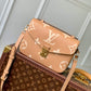 M45773 Pochette Metis Monogram Empreinte shoulder cross body bag brown