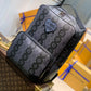 M45962 Utilitary Stripes Eclipse Monogram backpack blue Men's bag