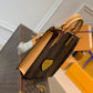 M45969 Sac Plat Handbag messenger bag brown Monogram Stripes Brown Men's bag