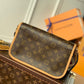 M45985 DIANE black calfskin Monogram 25cm