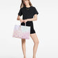 ONTHEGO GM BAG M46076 PINK WHITE MONOGRAM FREE SHIPPING