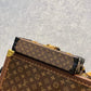 M46120 PETITE MALLE EAST WEST black Monogram 27cm