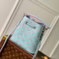 M46173 Neonoe BB Handbag shoulder bag cross body bags blue Monogram Empreint