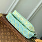 M46180 Multi Pochette Accessoires Handbag cross body bags shoulder bag green calfskin Monogram Empreinte