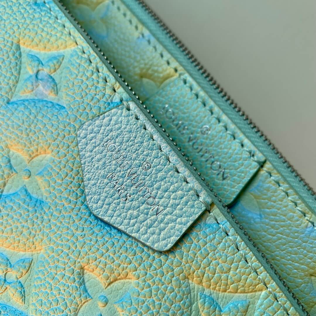 M46180 Multi Pochette Accessoires Handbag cross body bags shoulder bag green calfskin Monogram Empreinte