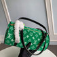 M46206 Nicolas Ghesquière Monogram Handbag subaxillary bag green cowhide-leather