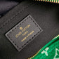 M46206 Nicolas Ghesquière Monogram Handbag subaxillary bag green cowhide-leather