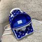 M46207 MINI Palm Springs Match Monogram montsouris backpack blue