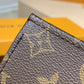 M47544 Clutch bag subaxillary bag brown calfskin Monogram