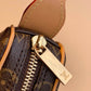M51510 POCHETTE CROISSANT brown monogram 26cm subaxillary bag