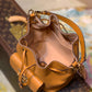 M57800 LOCKME BUCKET messenger bucket bag Handbag shoulder bag yellow Lambskin