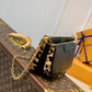 M58520 Multi Pochette Accessoires cross body bags shoulder bag black calfskin Wild at Heart Monogram Empreinte