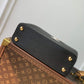M59653 Capucines BB Black / General Blue 27cm COWHIDE REAL LEATHER