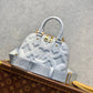 M59822 Alma BB Handbag shoulder bag cross body bags blue calfskin Monogram