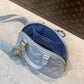 M59822 Alma BB calfskin Monogram 24.5cm light blue