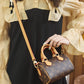 M81086 mini speedy monogram Handbag shoulder bag Leather Small size