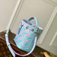 M81626 Handbag shoulder bag cross body bags calfskin dirty blue Embossing