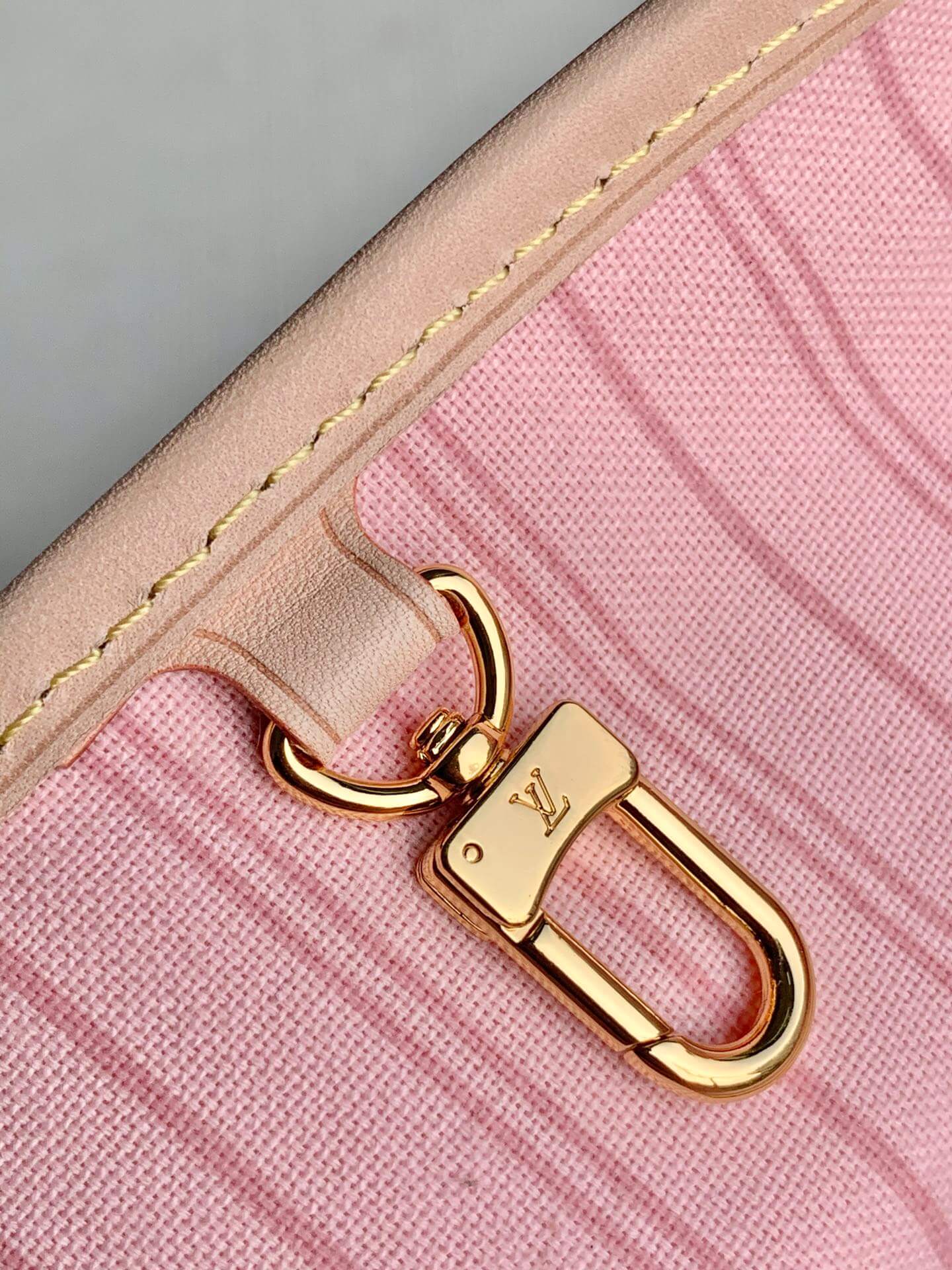 N41363 NEVERFULL PM Damier Azur pink inside Handbag subaxillary bag