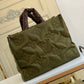 Onthego GM Green M59007 Nylon Monogram Pilow Giant